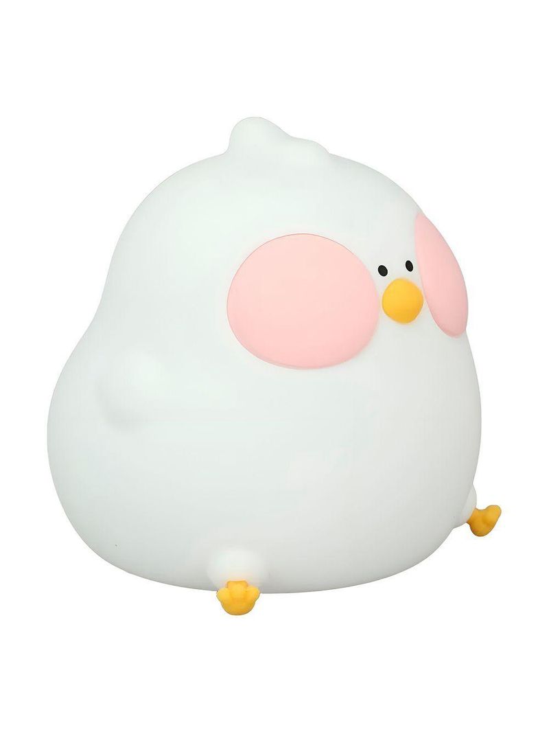 Luminária Decorativa De Mesa Galinha Led Silicone Luz