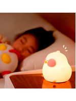 Luminária Decorativa De Mesa Galinha Led Silicone Luz