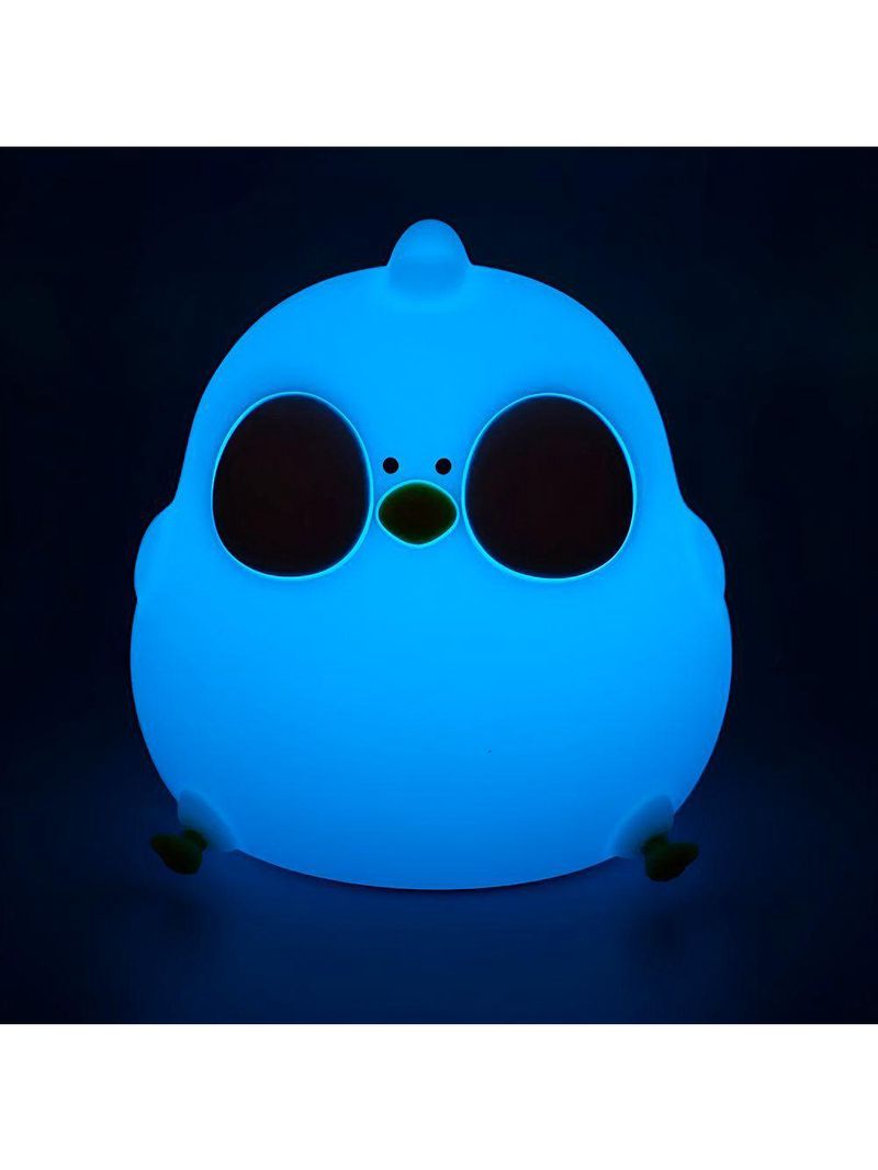 Luminária Decorativa De Mesa Galinha Led Silicone Luz