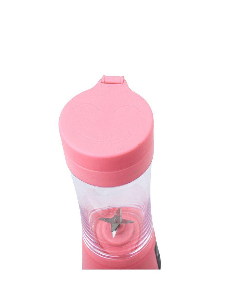Mini Liquidificador Juice Cup Portátil Elétrico Suco - Tritura Frutas E Gelo Para Sucos Frescos Em Segundos rosa
