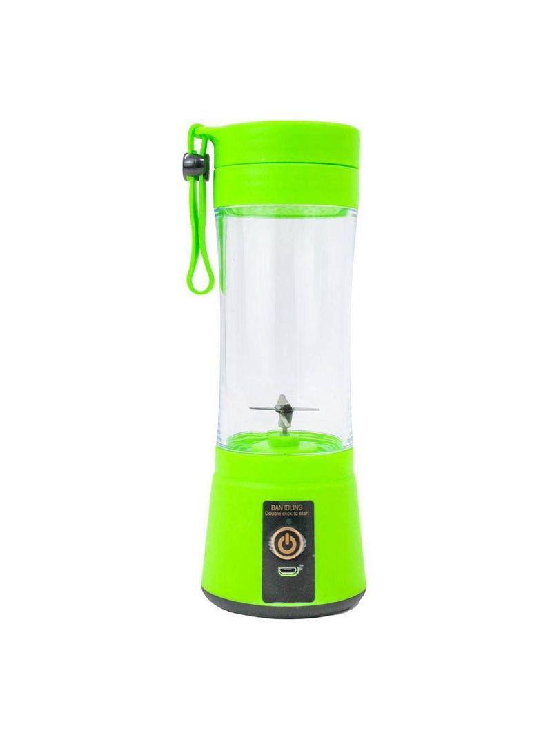 Mini Liquidificador Juice Cup Portátil Elétrico Suco - Tritura Frutas E Gelo Para Sucos Frescos Em Segundos verde