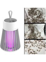 Luminária Led Repelente Elétrico Armadilha Luz Ultravioleta - Silenciosa, Segura E Eficiente