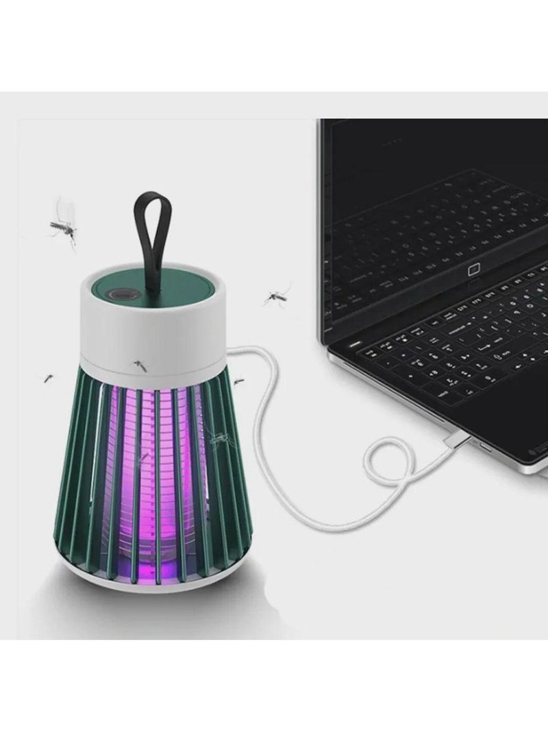 Luminária Led Repelente Elétrico Armadilha Luz Ultravioleta - Silenciosa, Segura E Eficiente