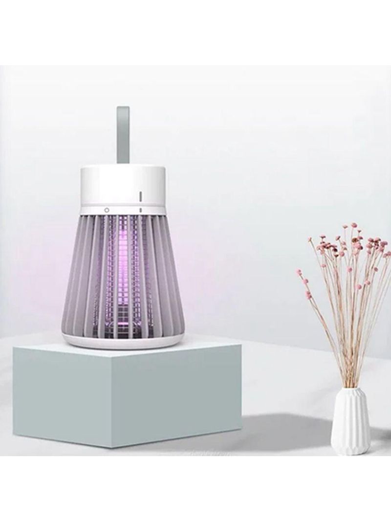 Luminária Led Repelente Elétrico Armadilha Luz Ultravioleta - Silenciosa, Segura E Eficiente