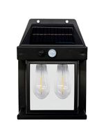 Luminária Solar Led Com Sensor De Presença Ip65 Para área Externa - Estilo Arandela Iluminação Decoração Led Solar