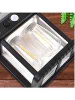 Luminária Solar Led Com Sensor De Presença Ip65 Para área Externa - Estilo Arandela Iluminação Decoração Led Solar