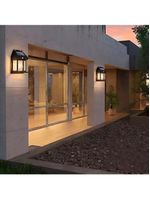 Luminária Solar Led Com Sensor De Presença Ip65 Para área Externa - Estilo Arandela Iluminação Decoração Led Solar