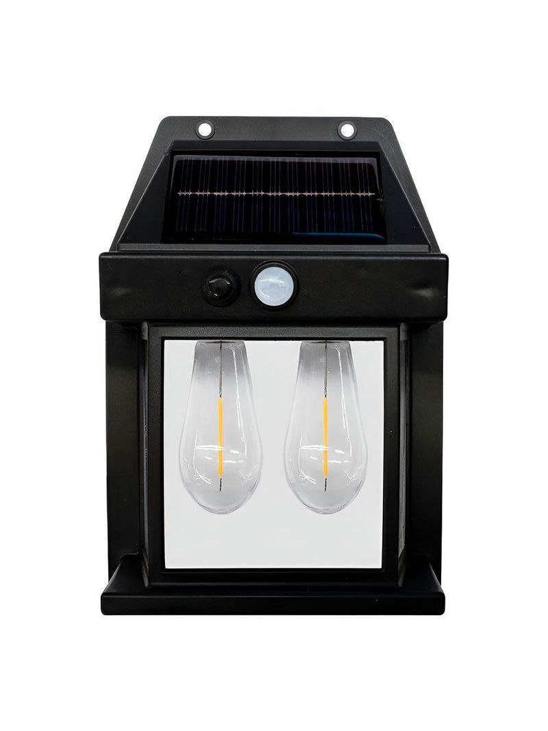 Luminária Solar Led Com Sensor De Presença Ip65 Para área Externa - Estilo Arandela Iluminação Decoração Led Solar
