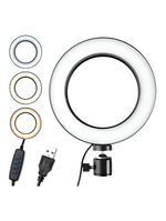 Ring Light 8 Polegadas Com Suporte Led Luz Foto Vídeo