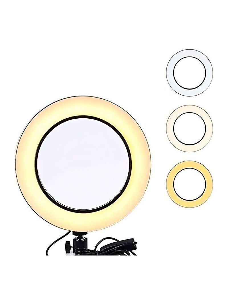 Ring Light 8 Polegadas Com Suporte Led Luz Foto Vídeo