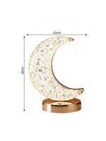 Luminária Formato Lua Decoração Led Quarto Iluminação - Atmosfera Romântica E Aconchegante