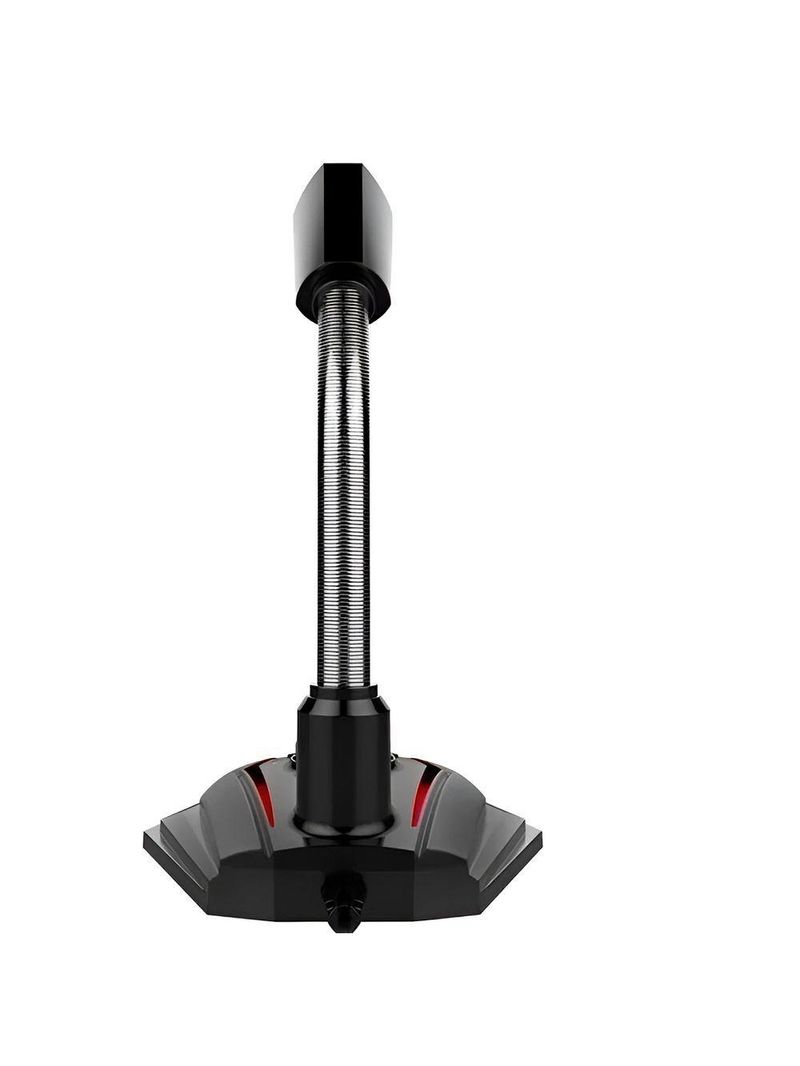 Microfone Gamer Usb Omnidirecional Com Led – áudio Claro Para Jogos, Lives E Gravações