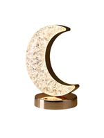 Luminária Formato Lua Decoração Led Quarto Iluminação - Atmosfera Romântica E Aconchegante