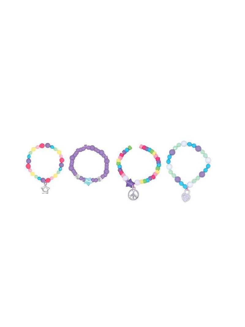Kit Maleta Miçangas Bijuterias Pulseiras Coloridas - Crie Joias Exclusivas