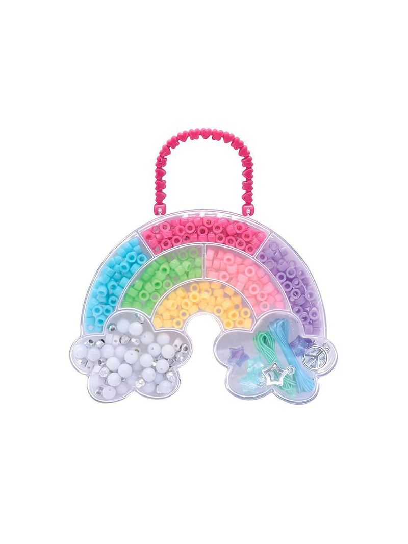 Kit Maleta Miçangas Bijuterias Pulseiras Coloridas - Crie Joias Exclusivas