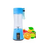Mini Liquidificador Juice Cup Portátil Elétrico Suco - Tritura Frutas E Gelo Para Sucos Frescos Em Segundos azul