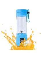 Mini Liquidificador Juice Cup Portátil Elétrico Suco - Tritura Frutas E Gelo Para Sucos Frescos Em Segundos azul