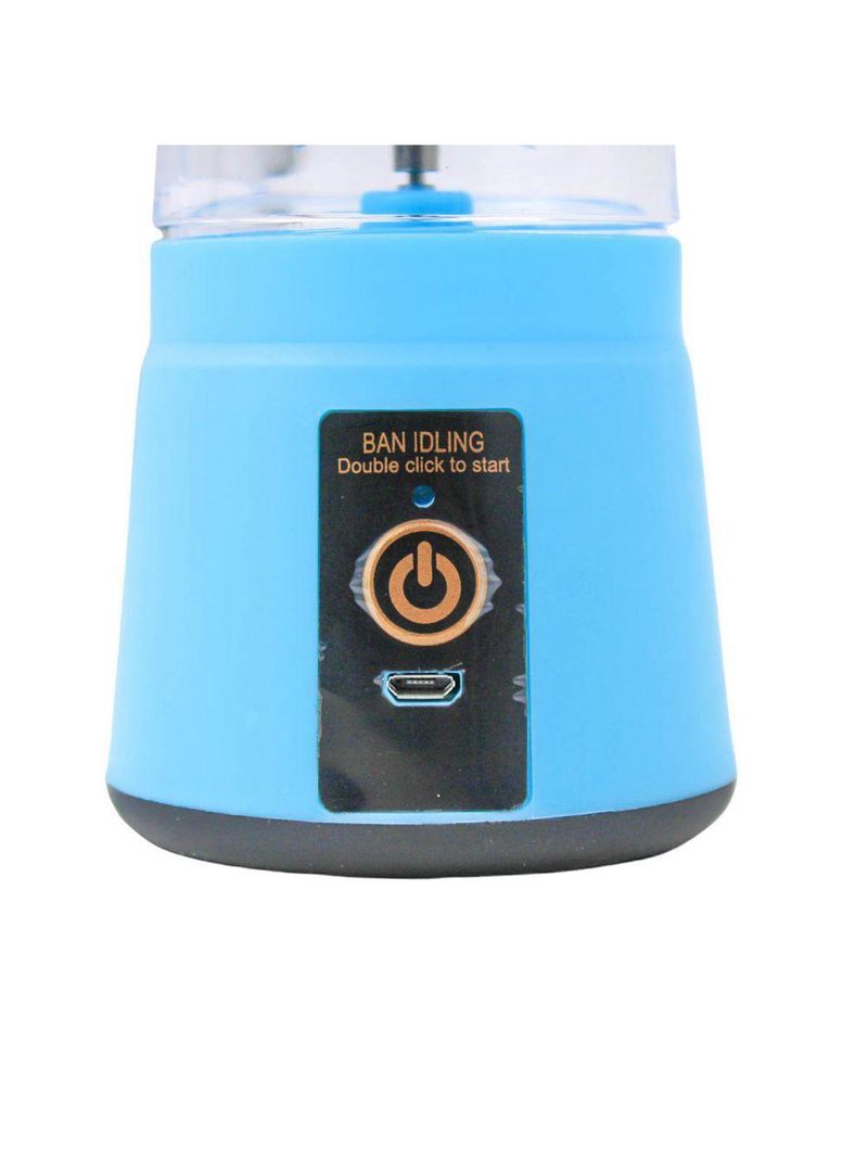 Mini Liquidificador Juice Cup Portátil Elétrico Suco - Tritura Frutas E Gelo Para Sucos Frescos Em Segundos azul