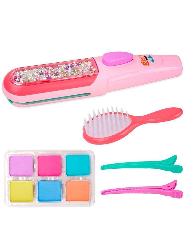 Kit Pinta Cabelo Mecha Coloridas Penteados Brinquedo - Mechas Coloridas E Divertidas Para Crianças