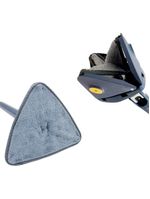 Mop Triangular Rodo Limpeza Giratório Ajustável Retrátil Refil