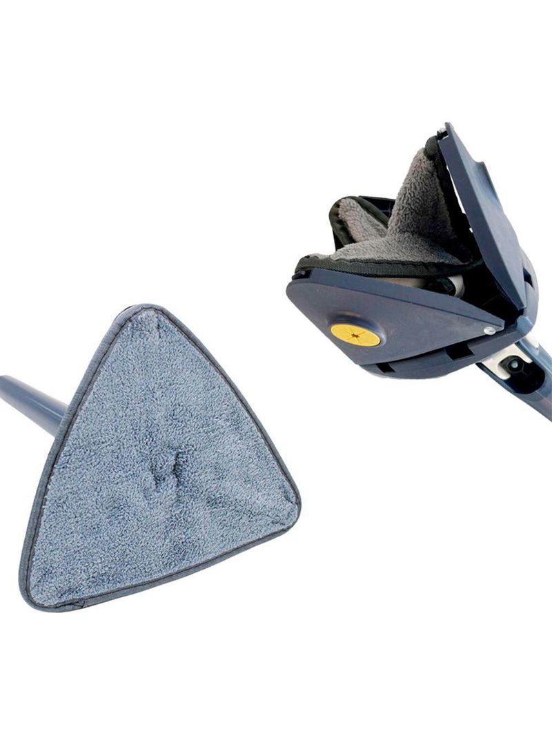 Mop Triangular Rodo Limpeza Giratório Ajustável Retrátil Refil