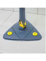 Mop Triangular Rodo Limpeza Giratório Ajustável Retrátil Refil