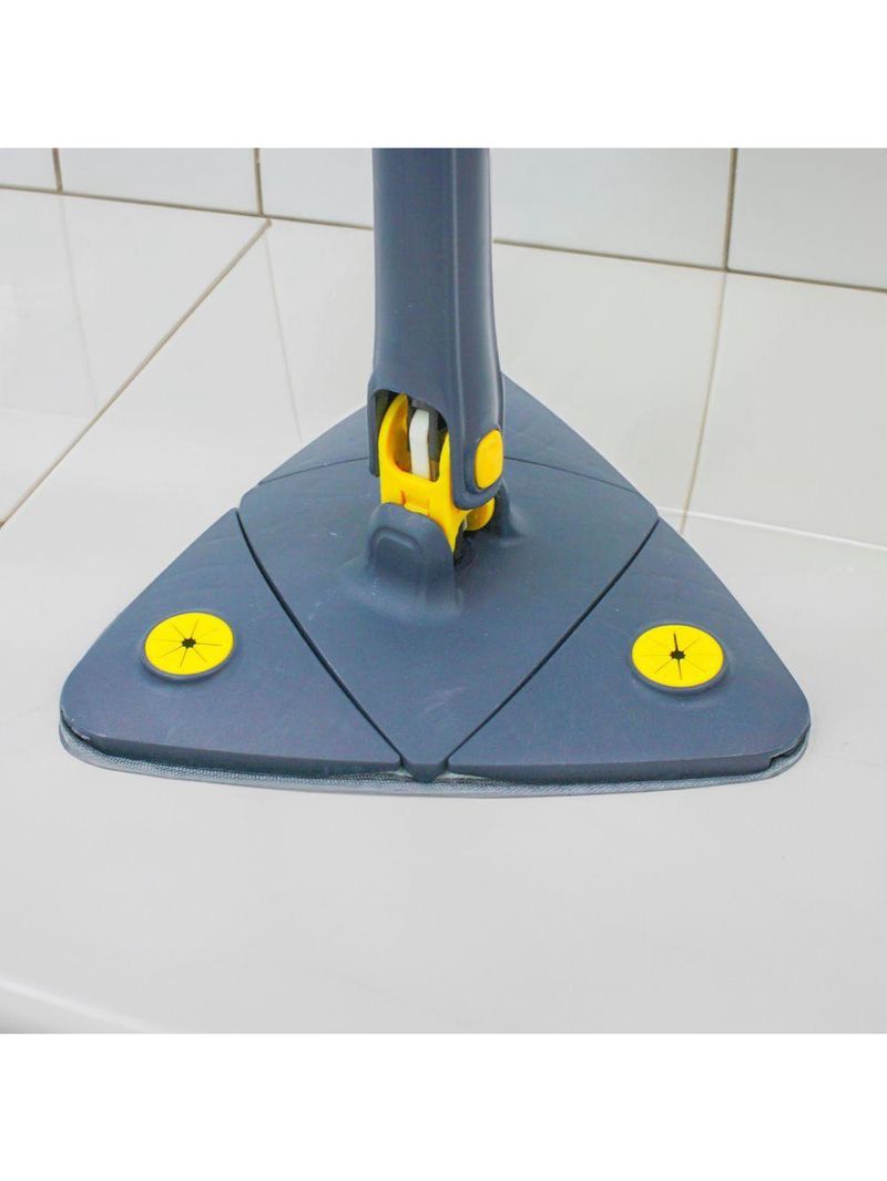 Mop Triangular Rodo Limpeza Giratório Ajustável Retrátil Refil
