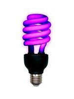 Lâmpada Espiral Luz Ultravioleta Fluorescente Iluminação - Efeito Neon Fluorescente 360°