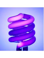 Lâmpada Espiral Luz Ultravioleta Fluorescente Iluminação - Efeito Neon Fluorescente 360°