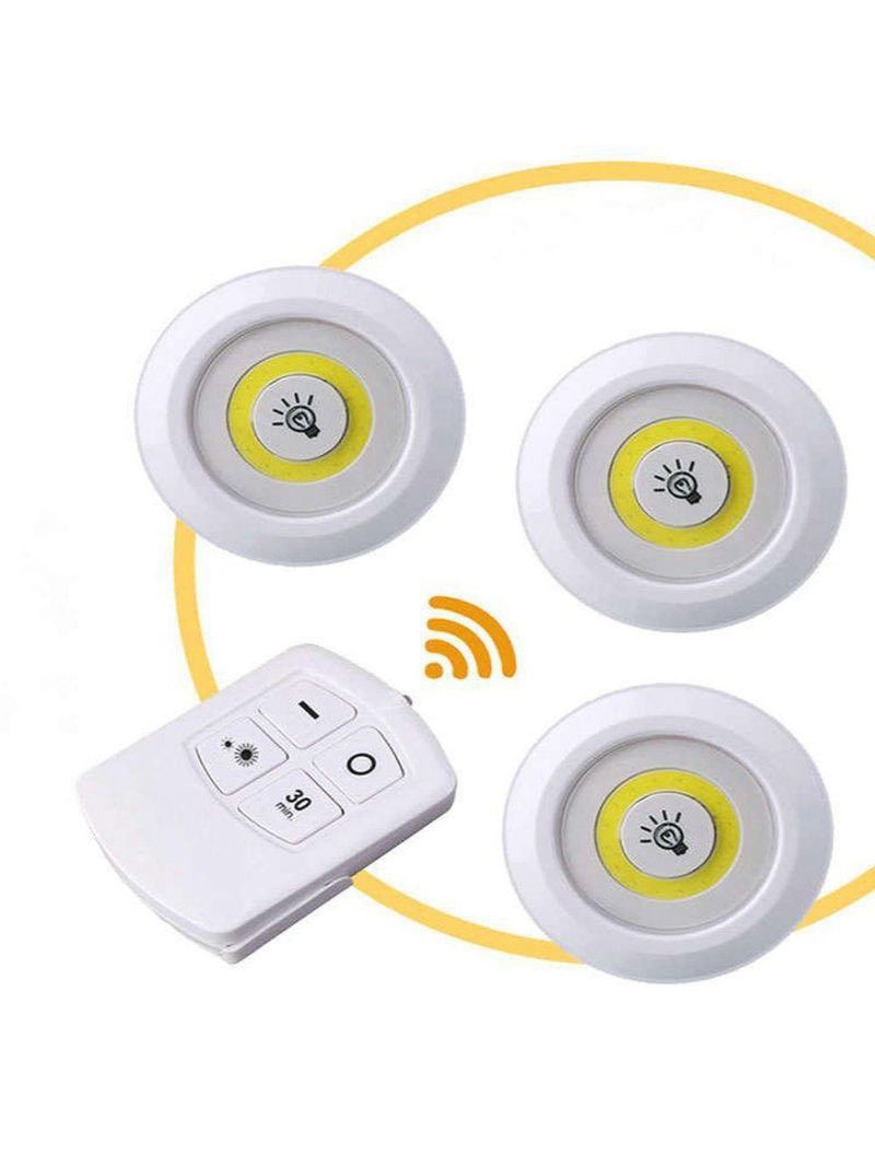 Luminária Lâmpada Led Fotocé C- Controle Remoto 3 Unid