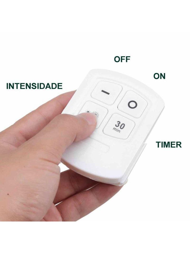 Luminária Lâmpada Led Fotocé C- Controle Remoto 3 Unid