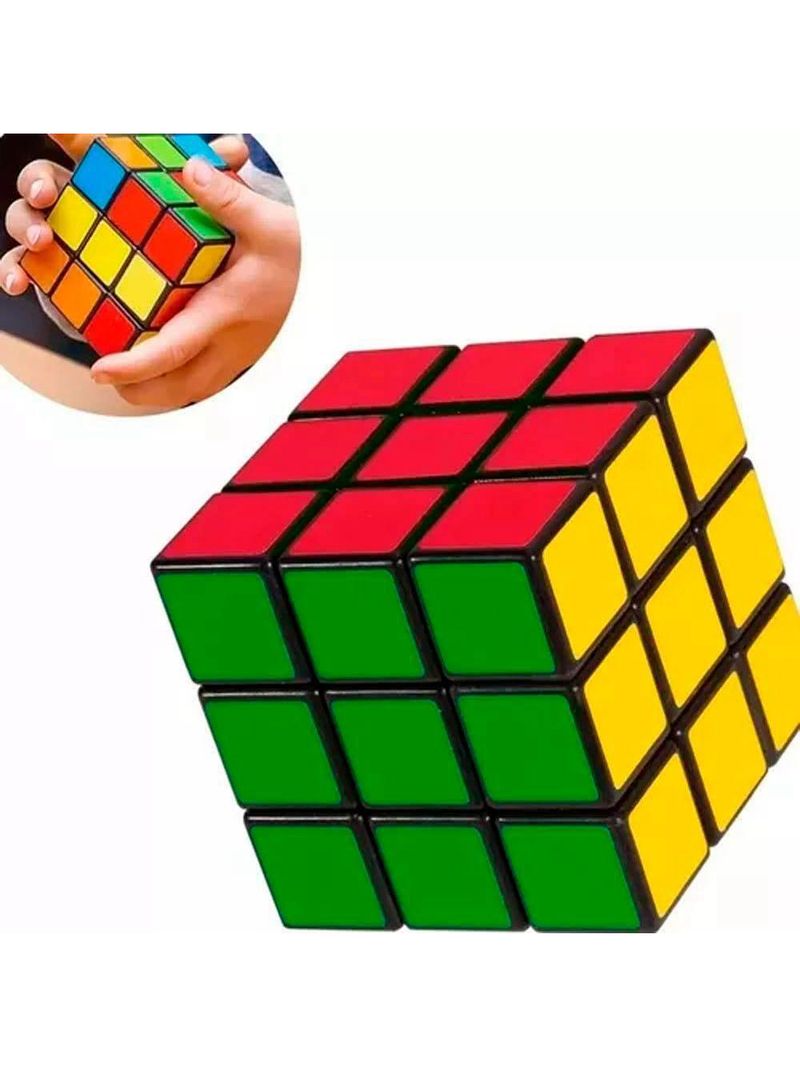 Cubo Magico 3x3 Brinquedo Interativo Clássico Tradicional - Exercite A Mente, Concentração E Raciocínio Lógico