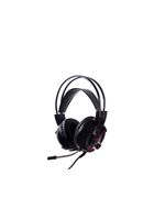 Headset Gamer Mo-hp50 Com Som Imersivo, Microfone Com Cancelamento De Ruído E Led Vermelho