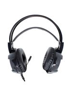 Headset Gamer Mo-hp50 Com Som Imersivo, Microfone Com Cancelamento De Ruído E Led Vermelho