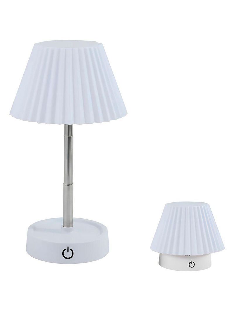 Abajur Luminária De Mesa Led Recarregável Retrátil - Portátil Recarregável Com Touch 3 Níveis De Luz Usb 3000