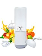 Mini Liquidificador Portátil Recarregável 6 Lâminas Tritura Gelo Ideal Para Shakes Sucos E Papinhas