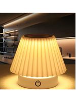 Abajur Luminária De Mesa Led Recarregável Retrátil - Portátil Recarregável Com Touch 3 Níveis De Luz Usb 3000