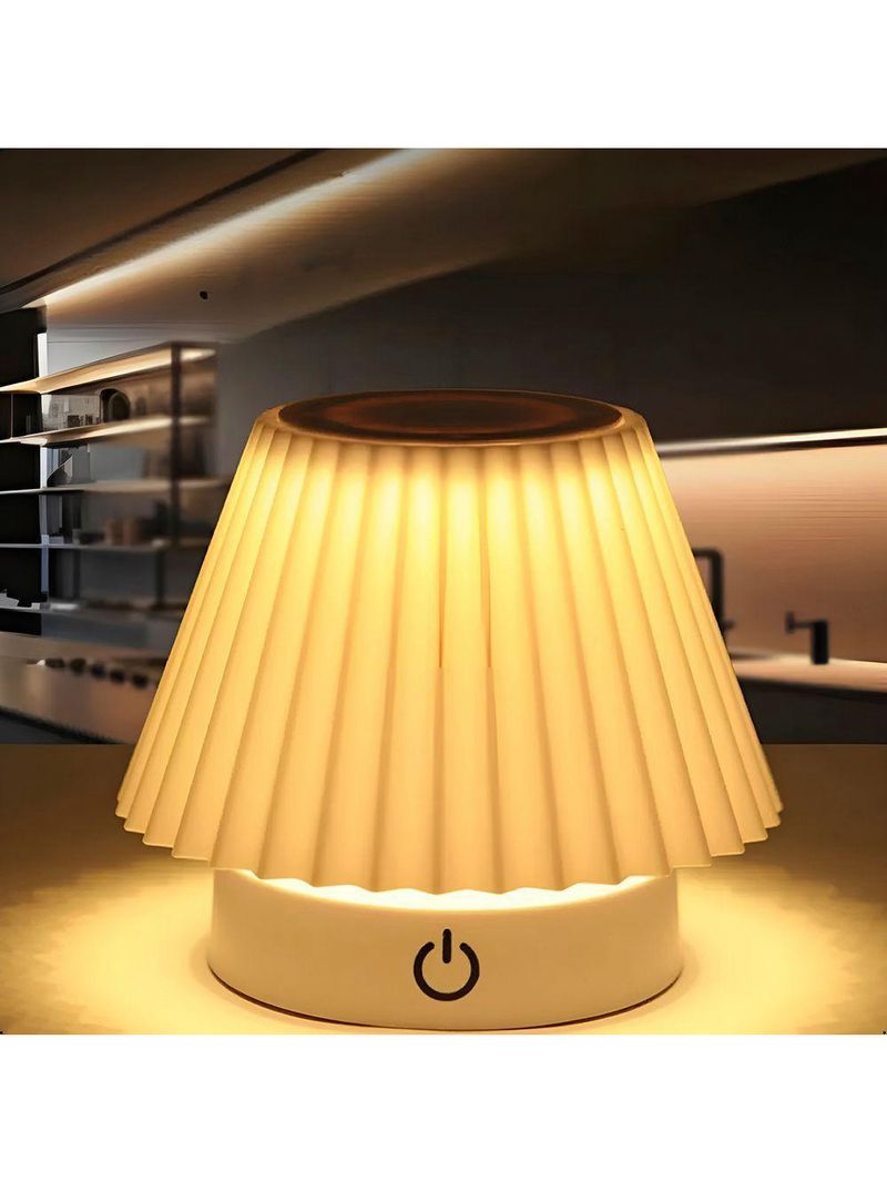 Abajur Luminária De Mesa Led Recarregável Retrátil - Portátil Recarregável Com Touch 3 Níveis De Luz Usb 3000