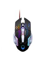 Mouse Gamer Led Rgb Com 6 Botões Base De Metal 4800
