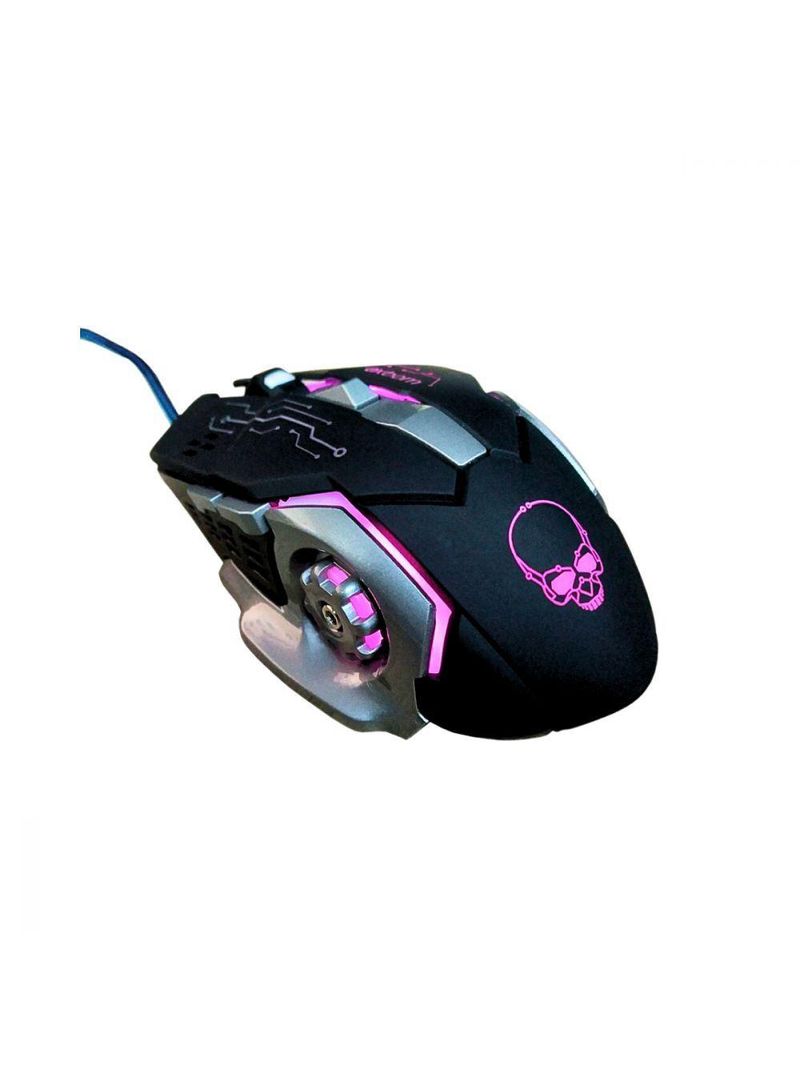 Mouse Gamer Led Rgb Com 6 Botões Base De Metal 4800