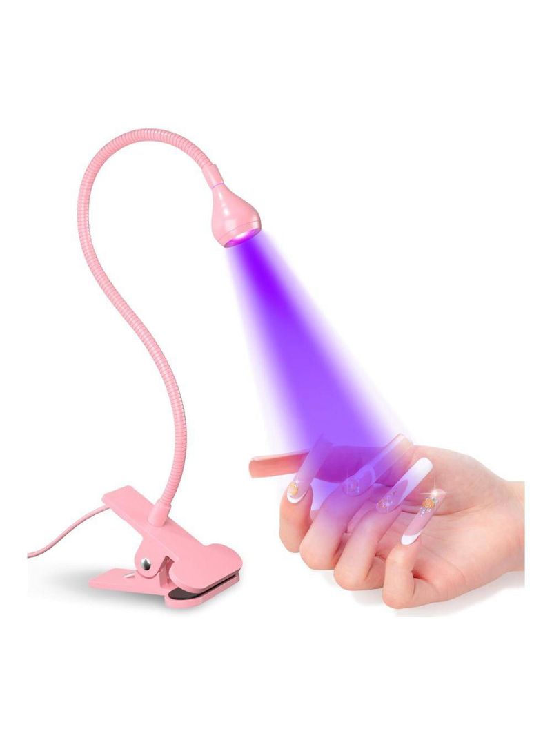 Mini Luminária Clip De Mesa Com Led Ultravioleta