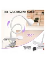 Mini Luminária Clip De Mesa Com Led Ultravioleta