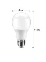 Lâmpada Led 12w E27 Branco Frio 6500k Alta Potência Econômica 25000h Irc >80 ângulo 200°