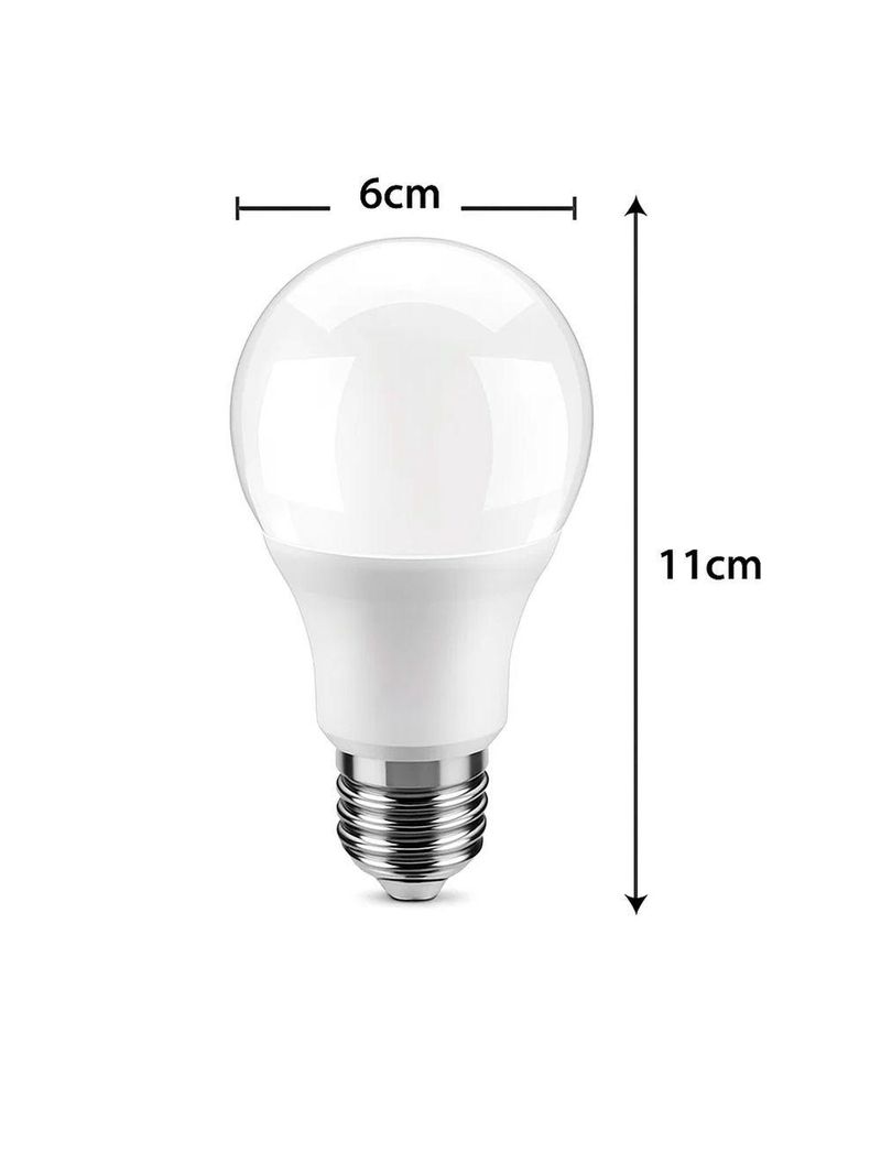 Lâmpada Led 12w E27 Branco Frio 6500k Alta Potência Econômica 25000h Irc >80 ângulo 200°