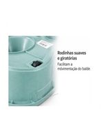 Mop Inox Balde Duplo Com Rodinha Esfregao 360 Giratorio Cesto Profissional Grande 12 Litros Rodo Vassoura 2 Em 1 Limpa S
