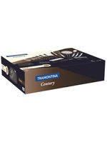 Kit para Chefs Tramontina em Aço Inox Cabo de Policarbonato e Fibra de Vidro com Maleta 20 Peças 24099027