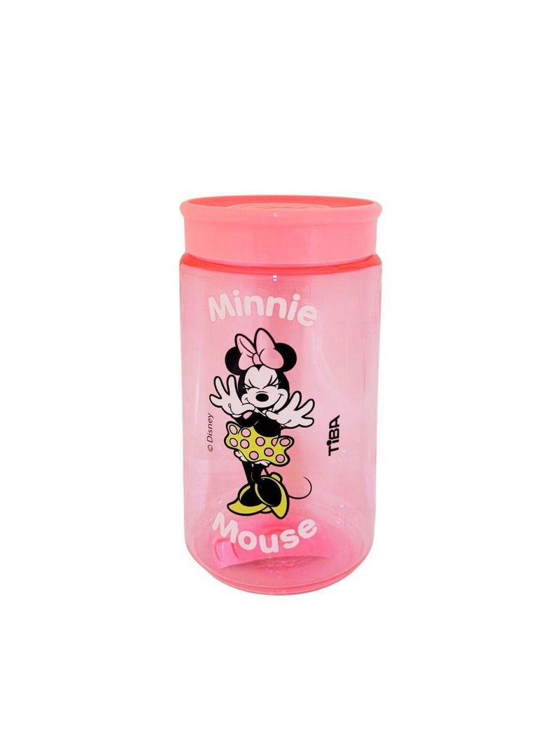 Kit 2 Potes Organizador Multiuso Rosa 350ml Minnie Mouse Disney 12cm - Tiba