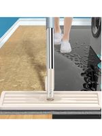 Esfregao Mop Flat Balde Duplo Rodo Multiuso Magico Vassoura Limpeza De Piso Cabo Extensivel Inox Lava Seca Refil