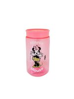 Kit 6 Potes Organizador Multiuso Rosa 350ml Minnie Mouse Disney 12cm - Tiba