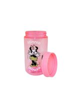 Kit 6 Potes Organizador Multiuso Rosa 350ml Minnie Mouse Disney 12cm - Tiba